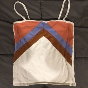 Cute tank cropped tank top